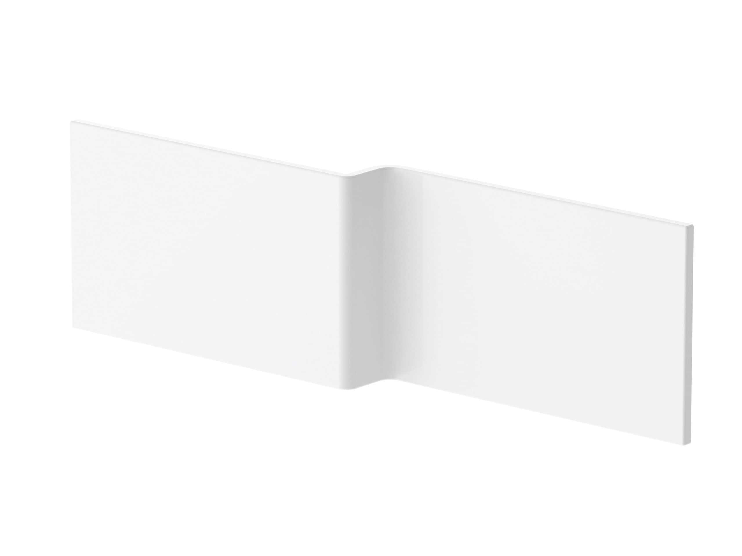 Lightweight white bathroom panel for waterproofing and shower enclosure renovation.