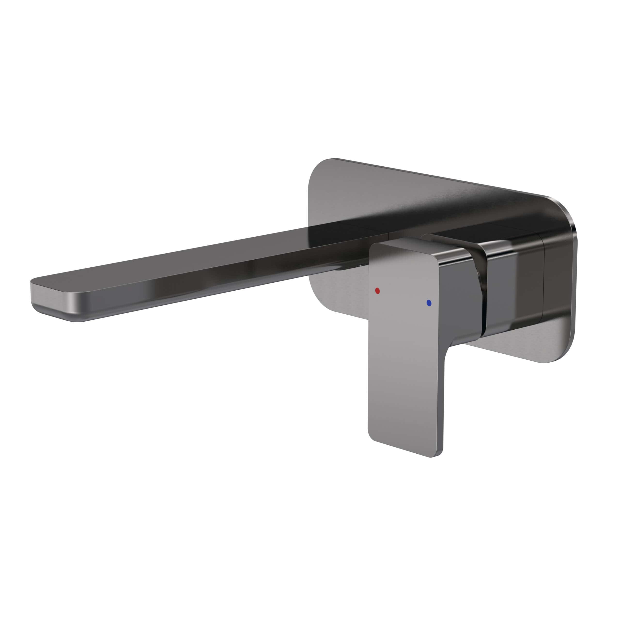 Sleek modern chrome bathroom faucet with digital temperature control, designed for contemporary bathrooms, enhances style and functionality. Perfect for bathroom upgrades.