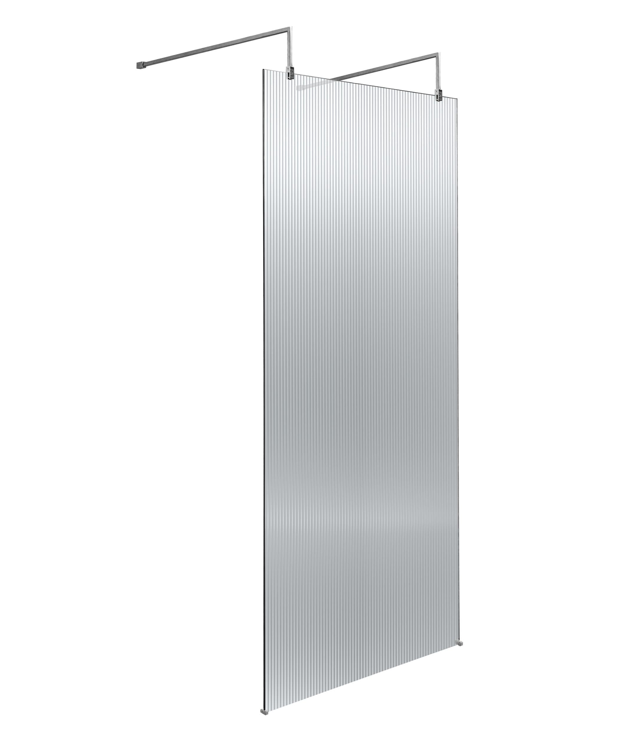 Aluminium shower screen for bathrooms, ideal for modern and stylish wet room conversion. Durable, easy to clean, and perfect for creating a sleek bathroom shower area.