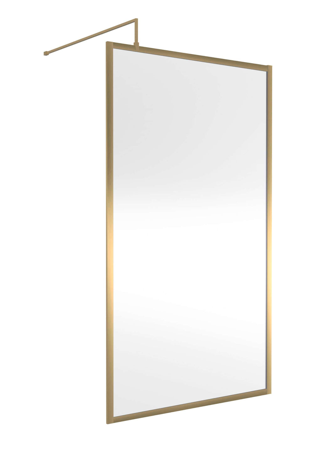 Sleek gold-framed bathroom mirror with built-in lighting, ideal for bathrooms, vanity areas, and modern interior design. Enhances space with stylish and functional aesthetics.