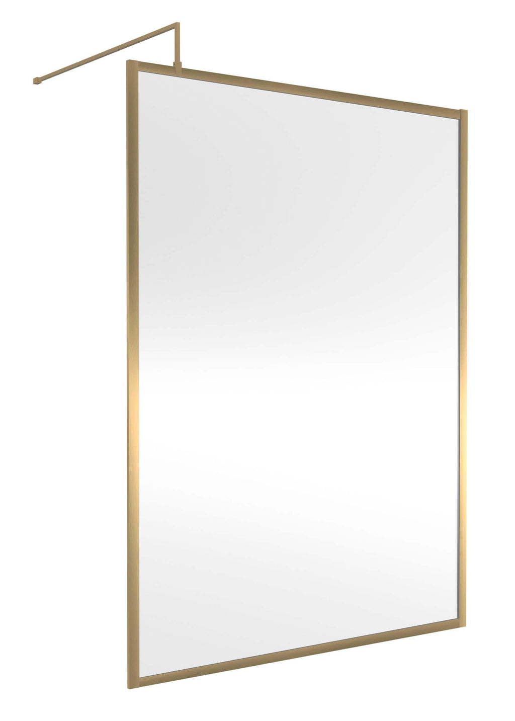 Bright modern bathroom mirror with wooden frame and sleek design, ideal for contemporary bathroom decor and space optimisation. Perfect for creating a stylish and functional bathroom environment.