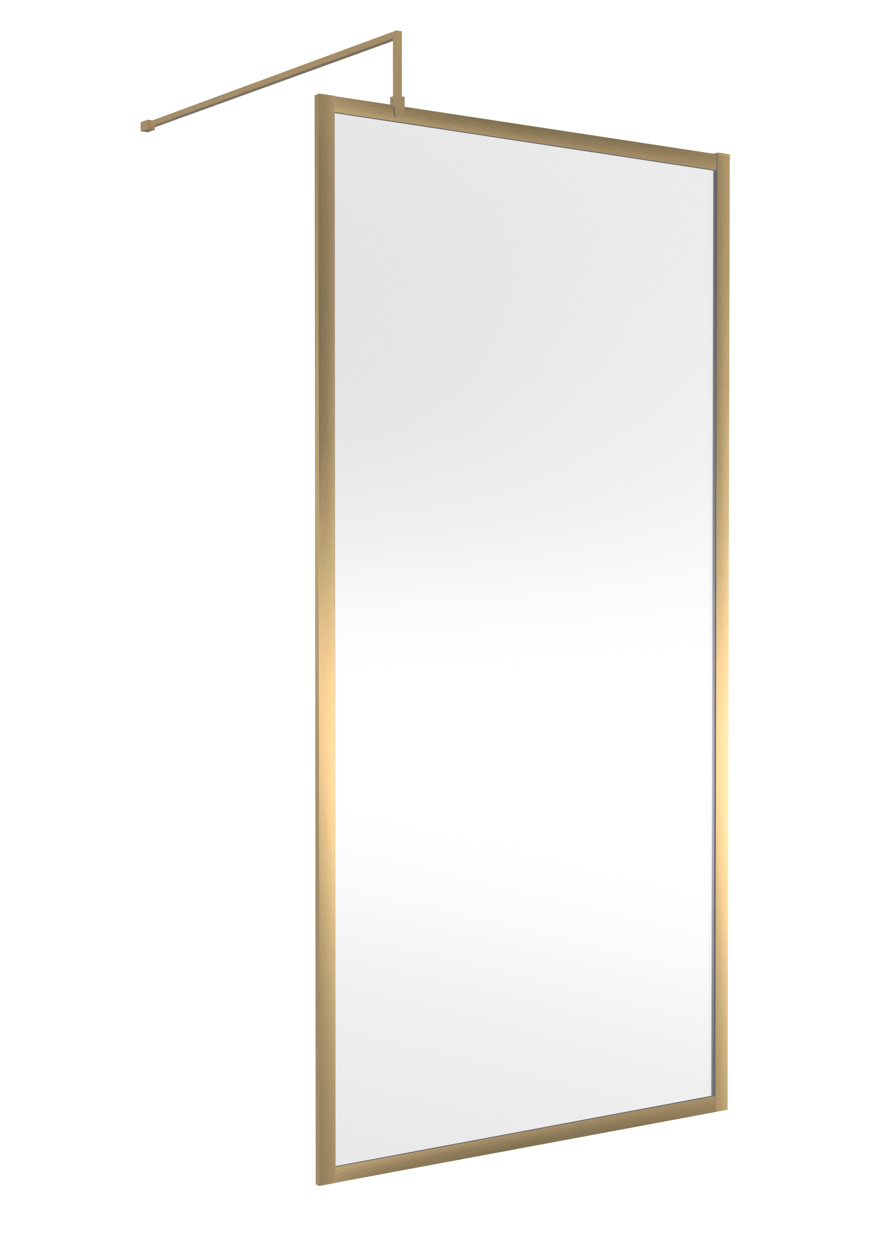 Sleek wooden framed bathroom mirror with a modern minimalistic design, ideal for contemporary bathroom decor. Perfect for enhancing space and light in bathroom interiors.
