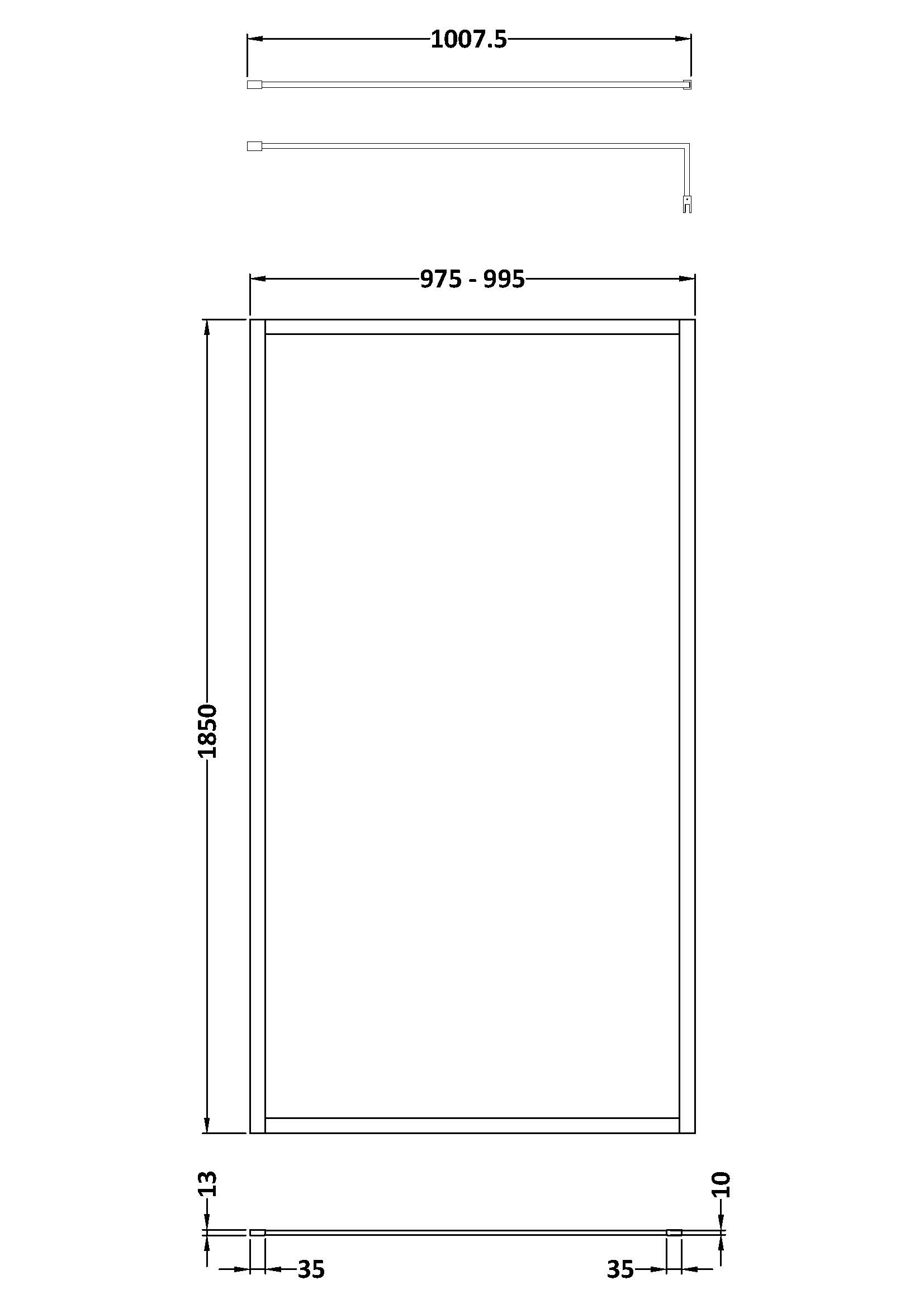 Lightweight shower enclosure with adjustable width, modern bathroom design for a stylish, functional space. Ideal for renovation projects or new bathroom installations in the UK.