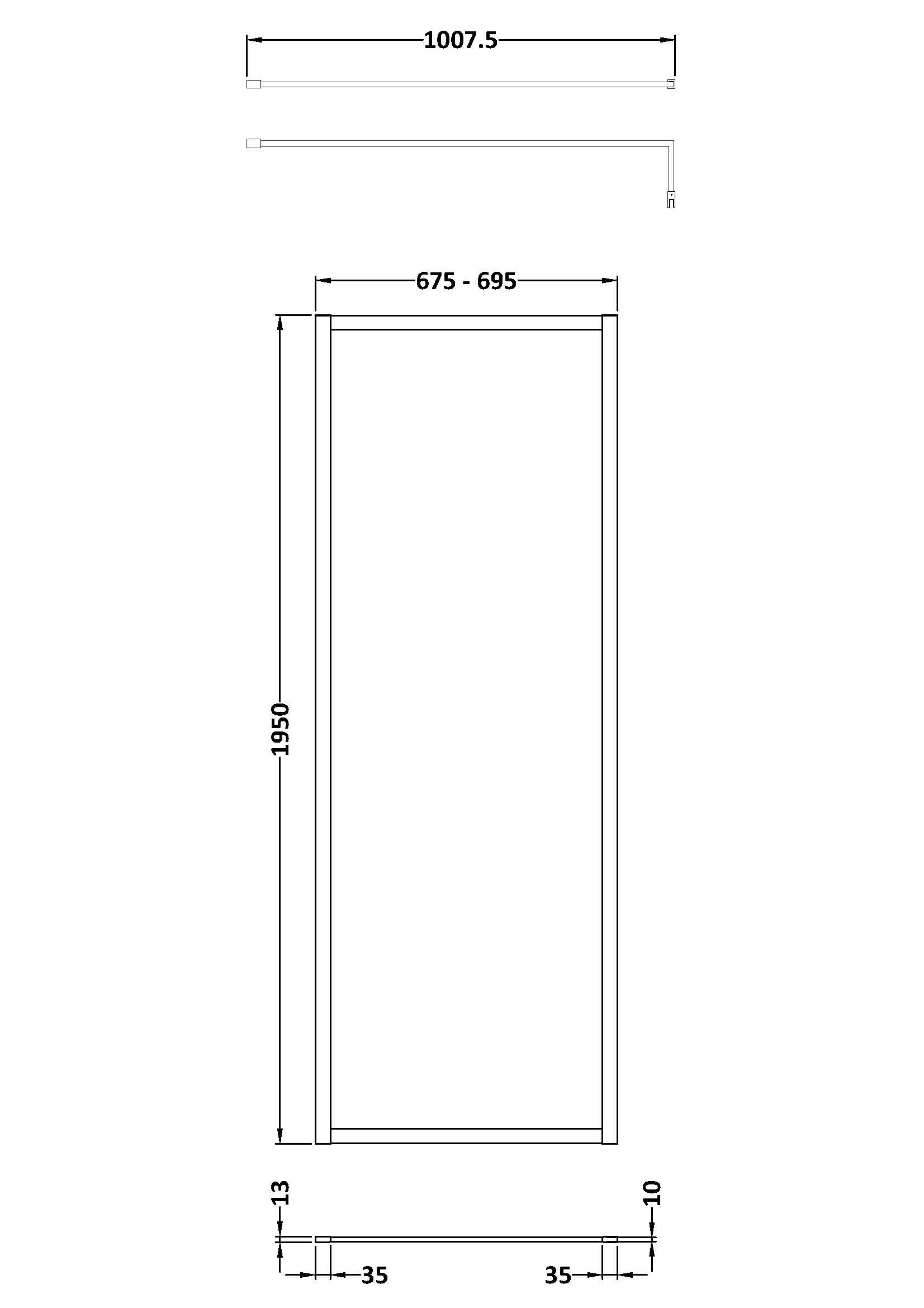 High-quality modern bathroom shower enclosure from Bubly Bathrooms, featuring clean lines and durable materials for a sleek look.