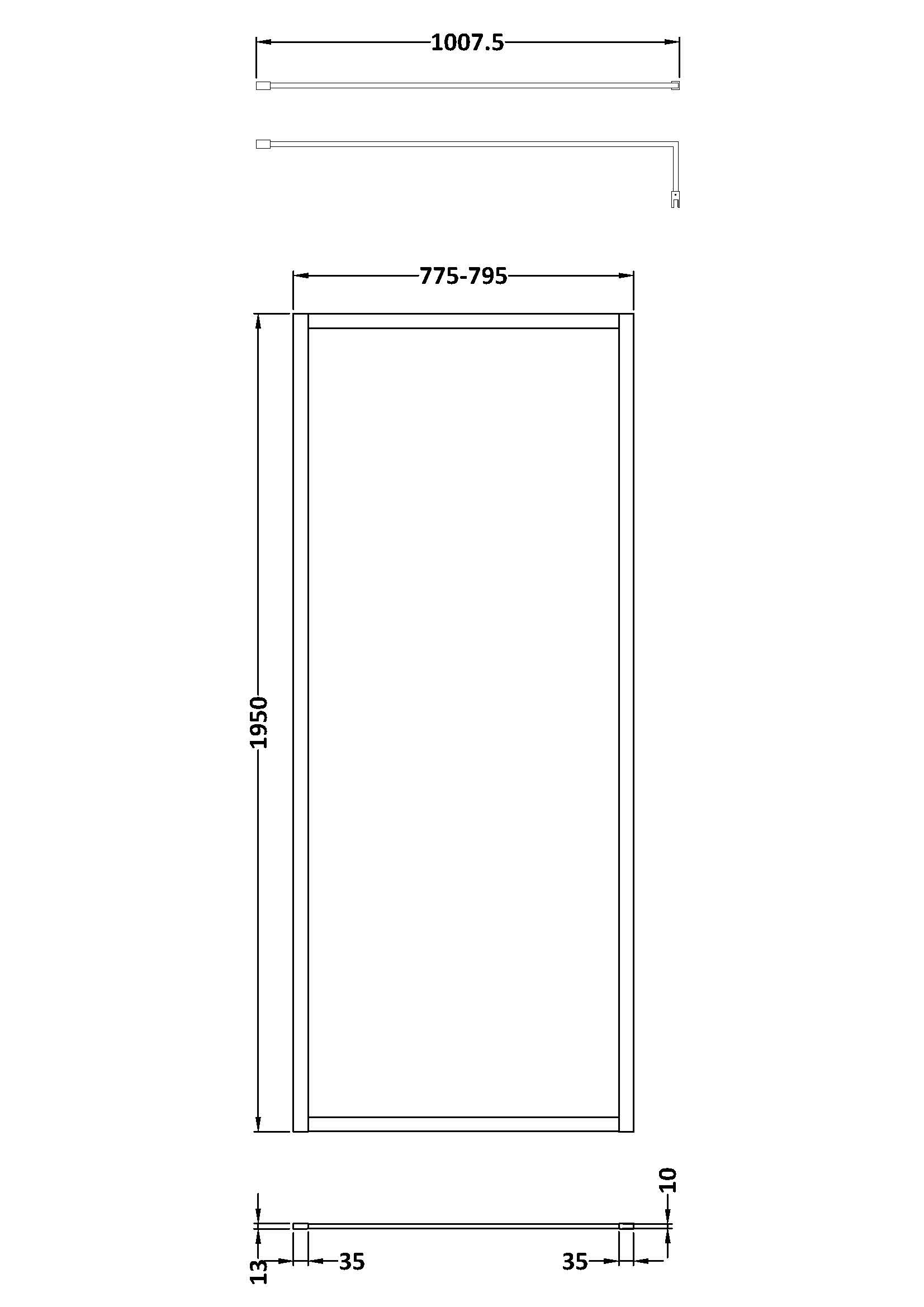 Sleek walk-in shower enclosure with modern glass panels, perfect for stylish bathrooms.