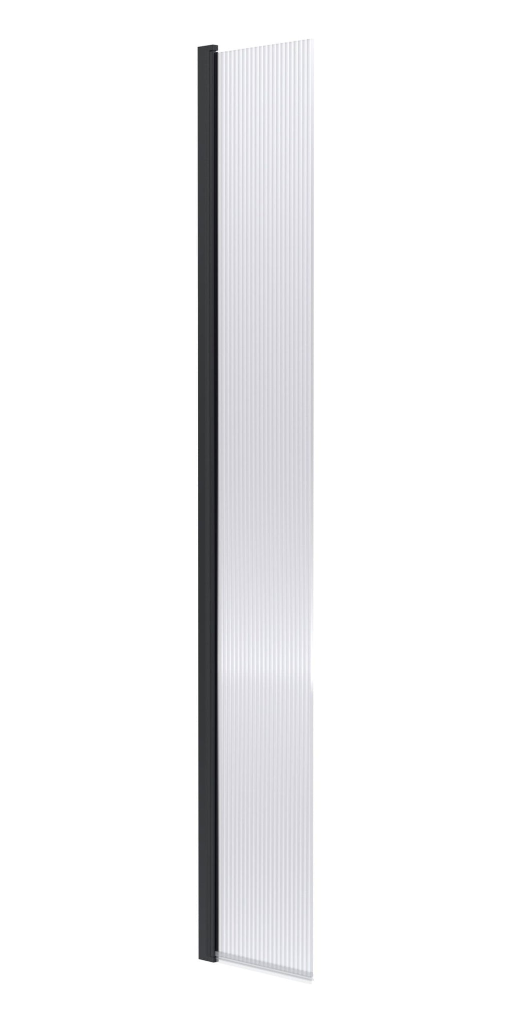 Hudson Reed Fluted Hinged Flipper Wetroom Screen - 8mm Glass