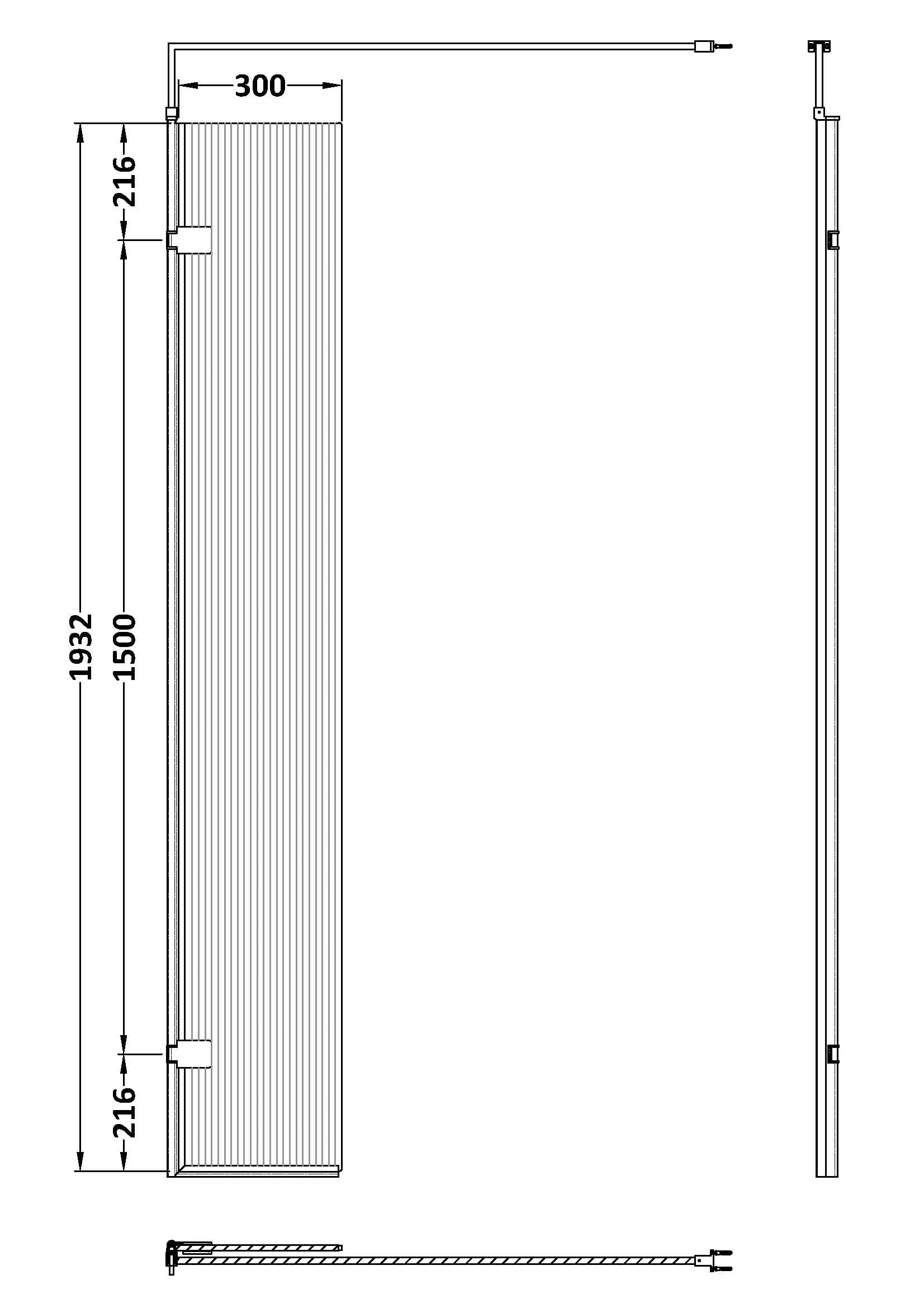 Modern shower screen with sleek lines and durable glass, ideal for contemporary bathrooms. Easy to install and maintain, perfect for enhancing your shower space.
