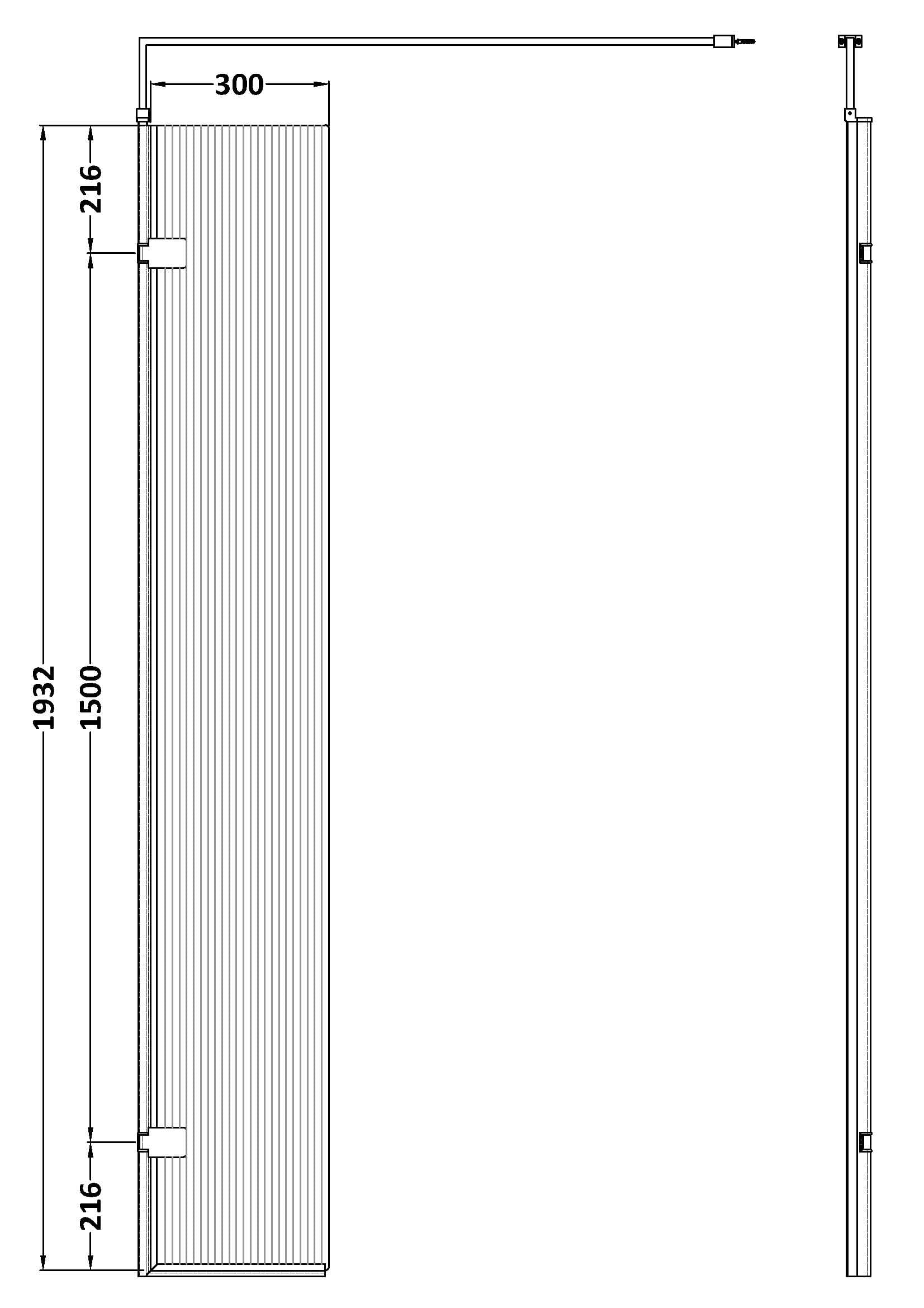 Elegant shower enclosure design with detailed dimensions, perfect for modern bathroom renovations. Features include a sleek glass panel with precise measurements for installation.