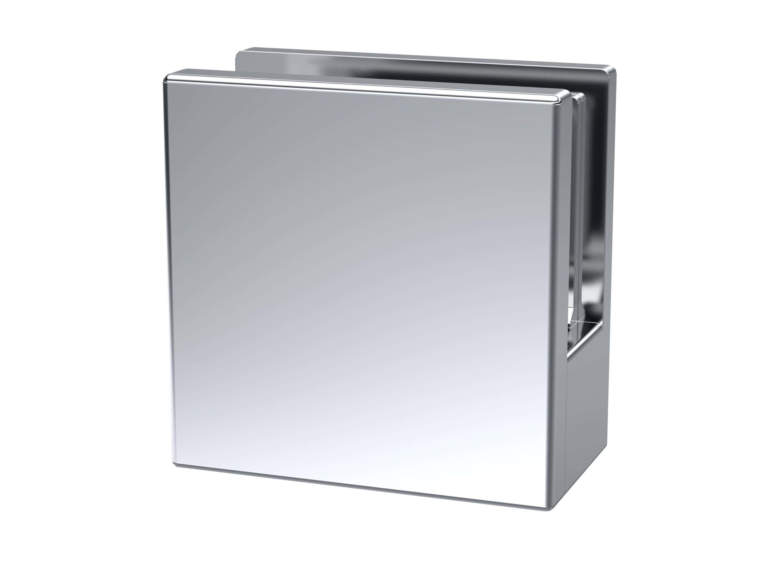 Sleek modern stainless steel bathroom cabinet with mirrored door, ideal for storage and enhancing bathroom decor. Durable, stylish design perfect for contemporary bathroom interiors.