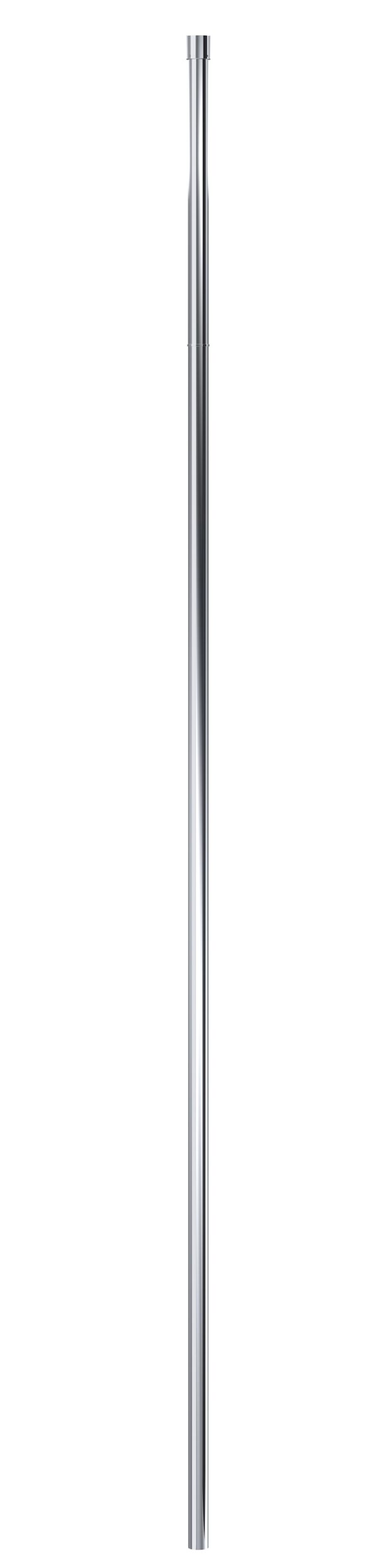 Aluminium shower pole for bathroom, ideal for modern design.