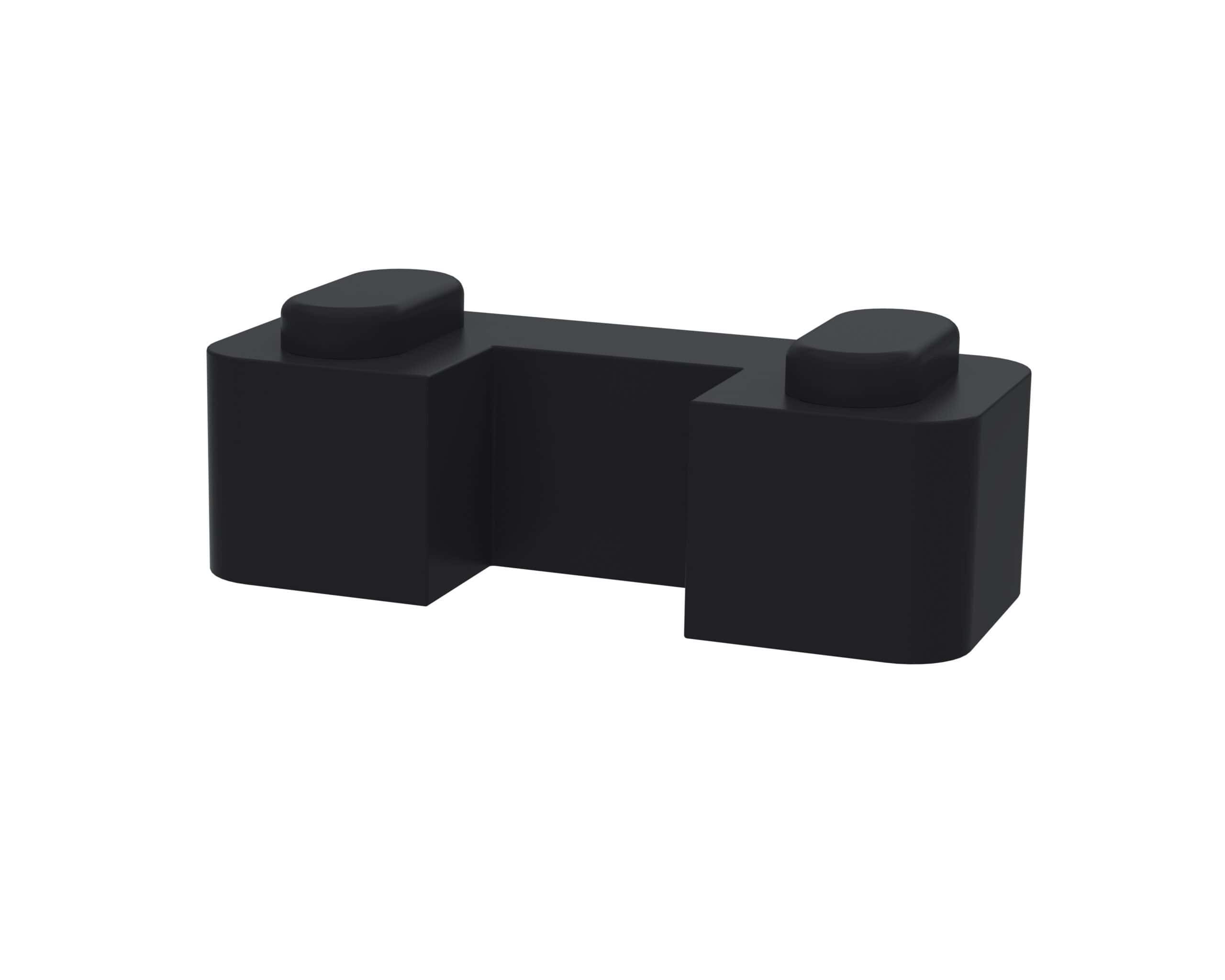 Sleek black bathroom tap with modern angular design and smooth finish, ideal for contemporary bathroom renovations and high-end fixtures. Perfect for stylish, functional bathroom fixtures.
