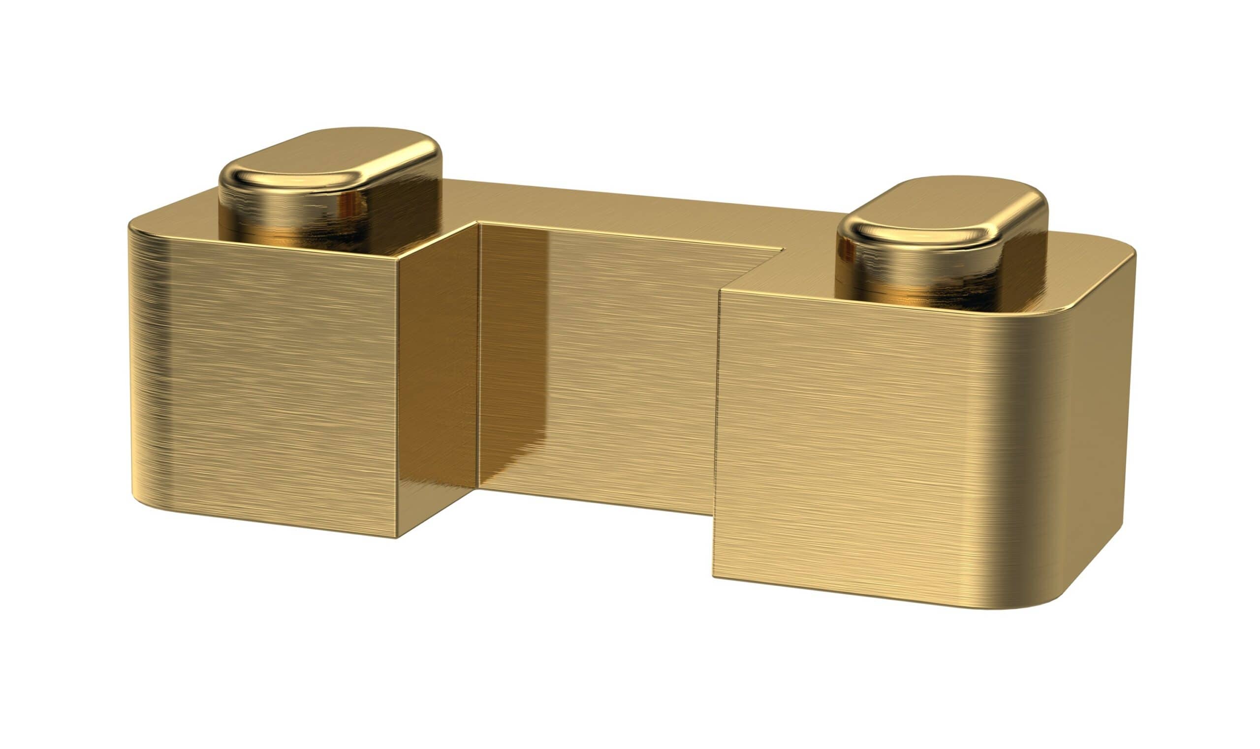 Polished gold bath hinge for luxurious bathroom design, durable shower and bath door hardware, stylish and high-quality bathroom accessories for modern interiors.