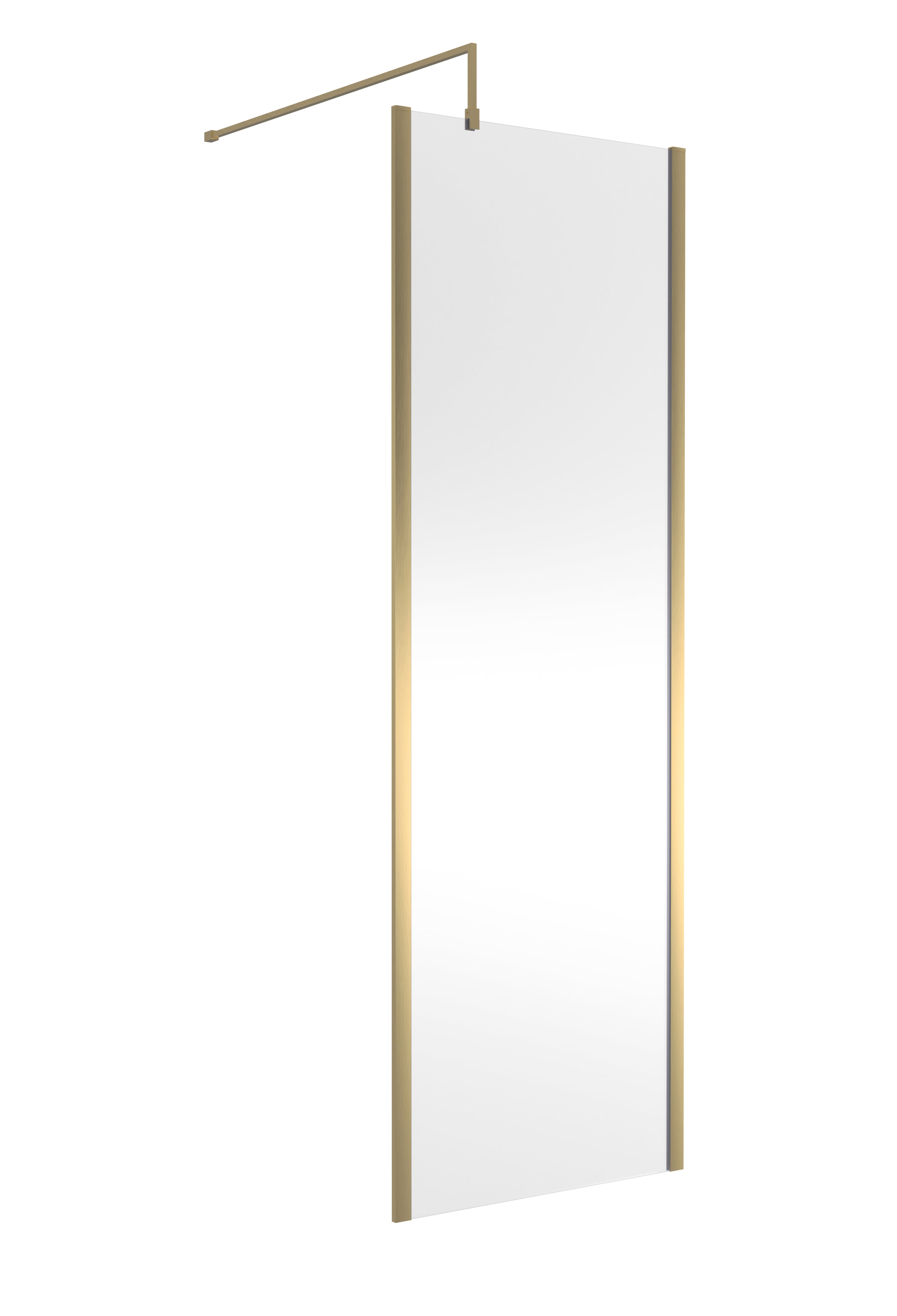 Elegant bathroom shower panel with wooden accents, modern design, and glass enclosure, ideal for contemporary bathrooms, offering a sleek and functional showering experience.