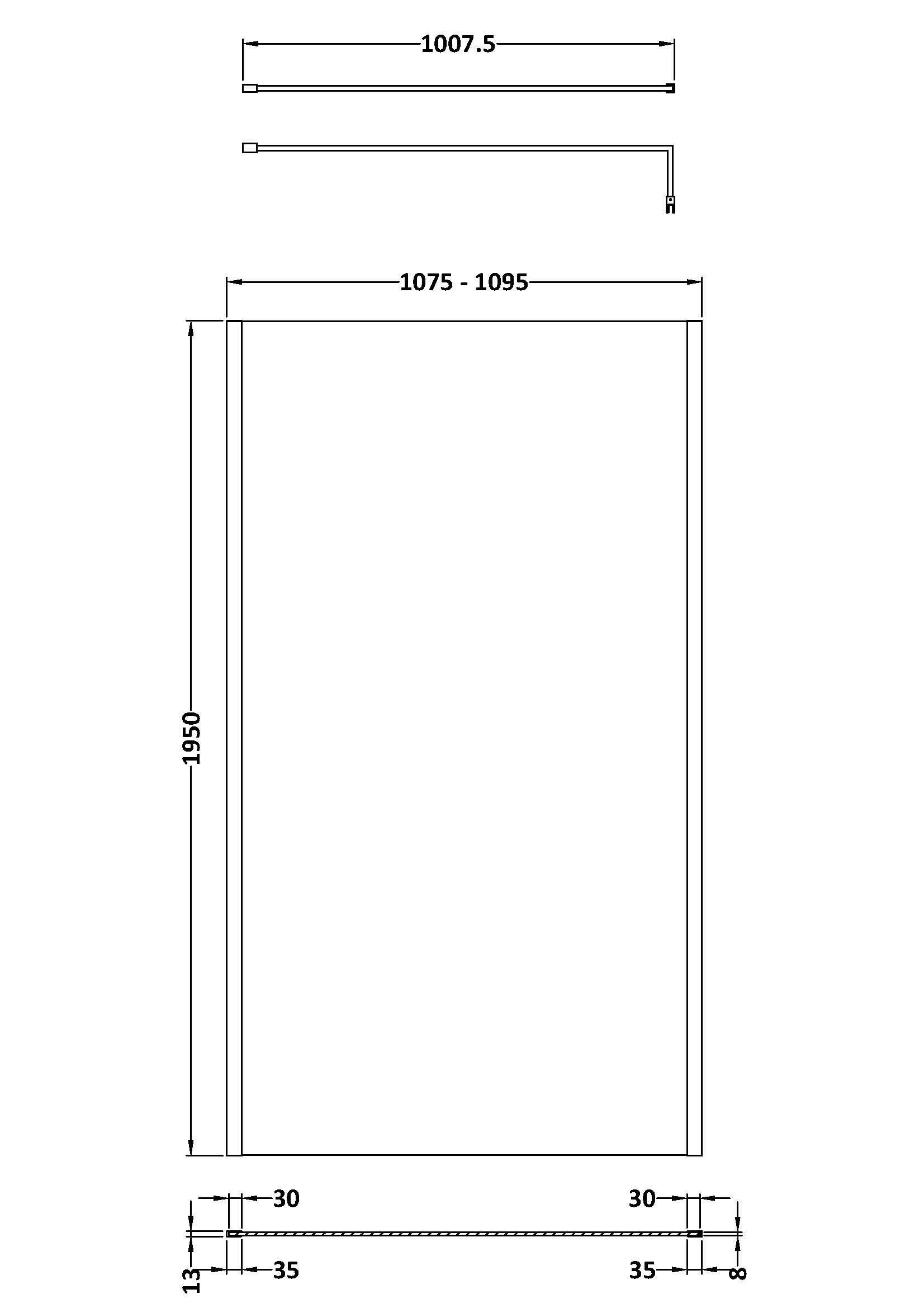 Flexible shower panel with modern design for luxurious bathroom bathrooms.
