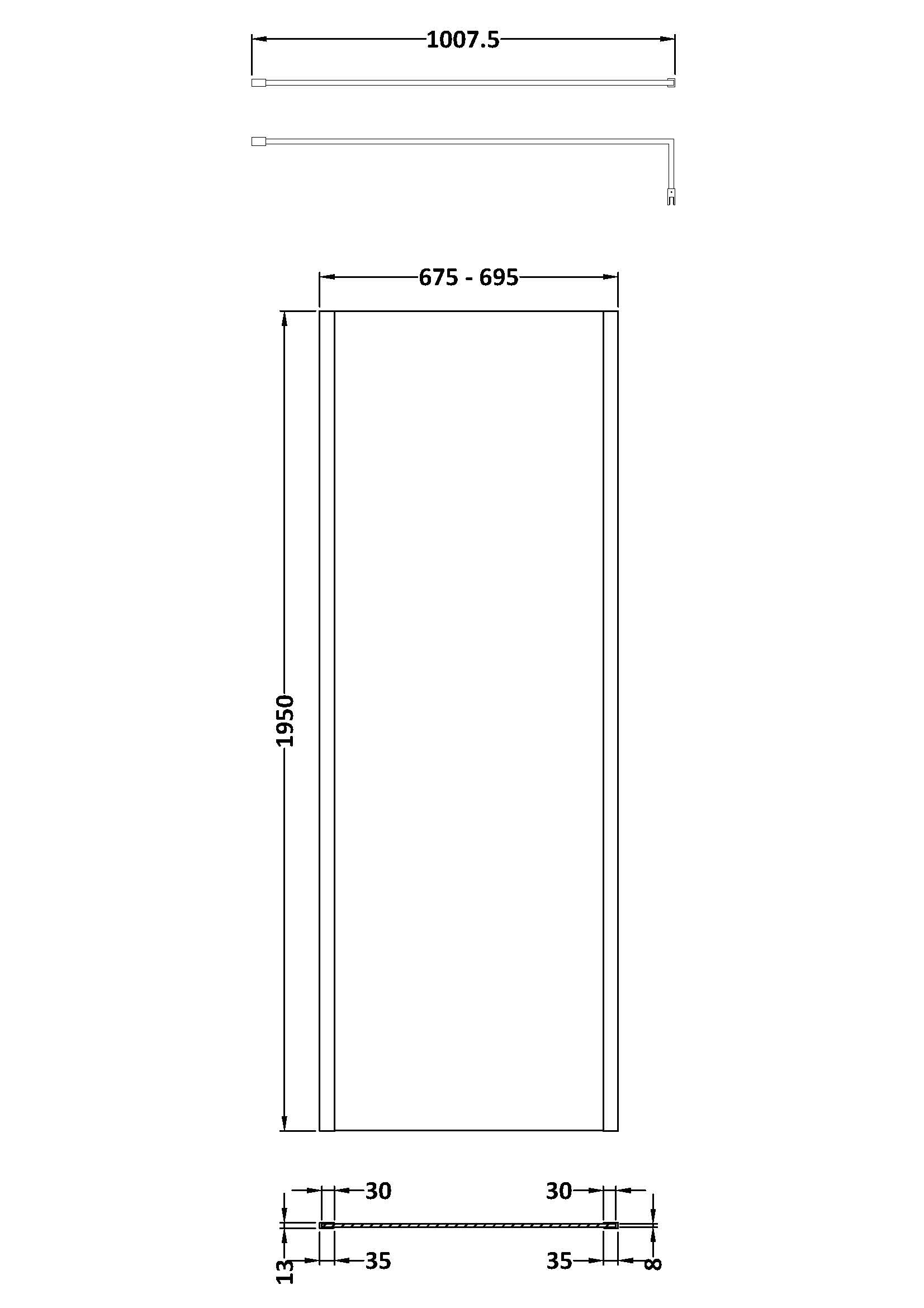 Modern rectangular shower enclosure with clear glass panels and sleek chrome frame, designed for stylish and functional bathroom renovation.