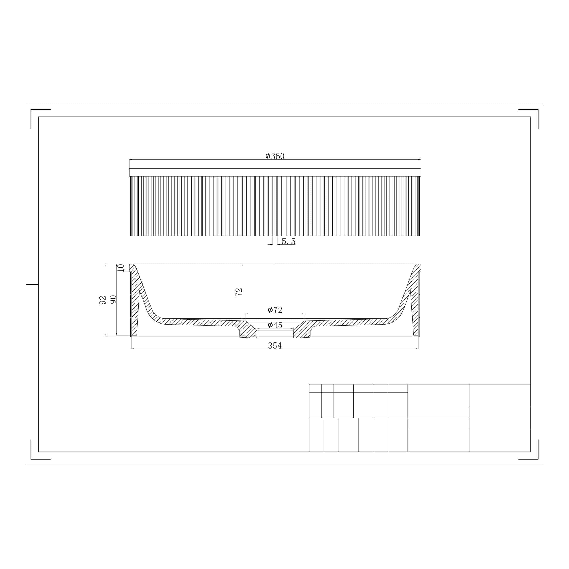 High-quality technical blueprint of a luxury bathtub by Bubly Bathrooms, featuring detailed measurements and cross-section views, designed for modern bathroom renovation projects.