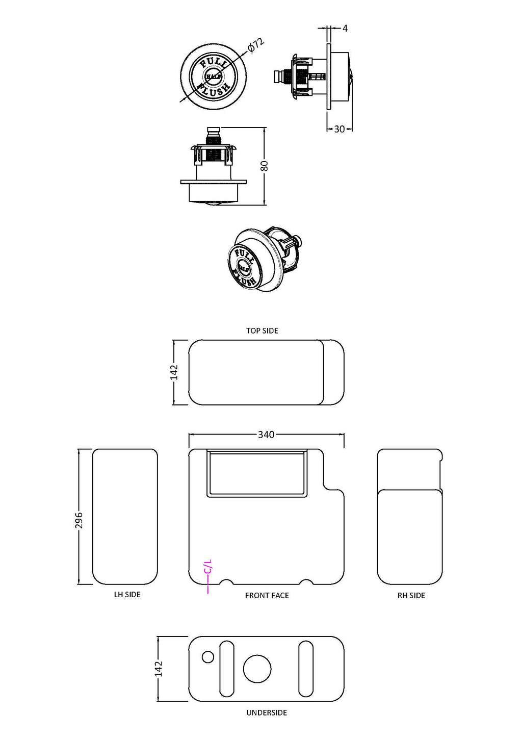 Replacement bathroom flush component for Bubly bathrooms, durable and reliable, ensures optimal performance, easy to install, high-quality toilet flush fitting for modern bathroom renovation and repair.